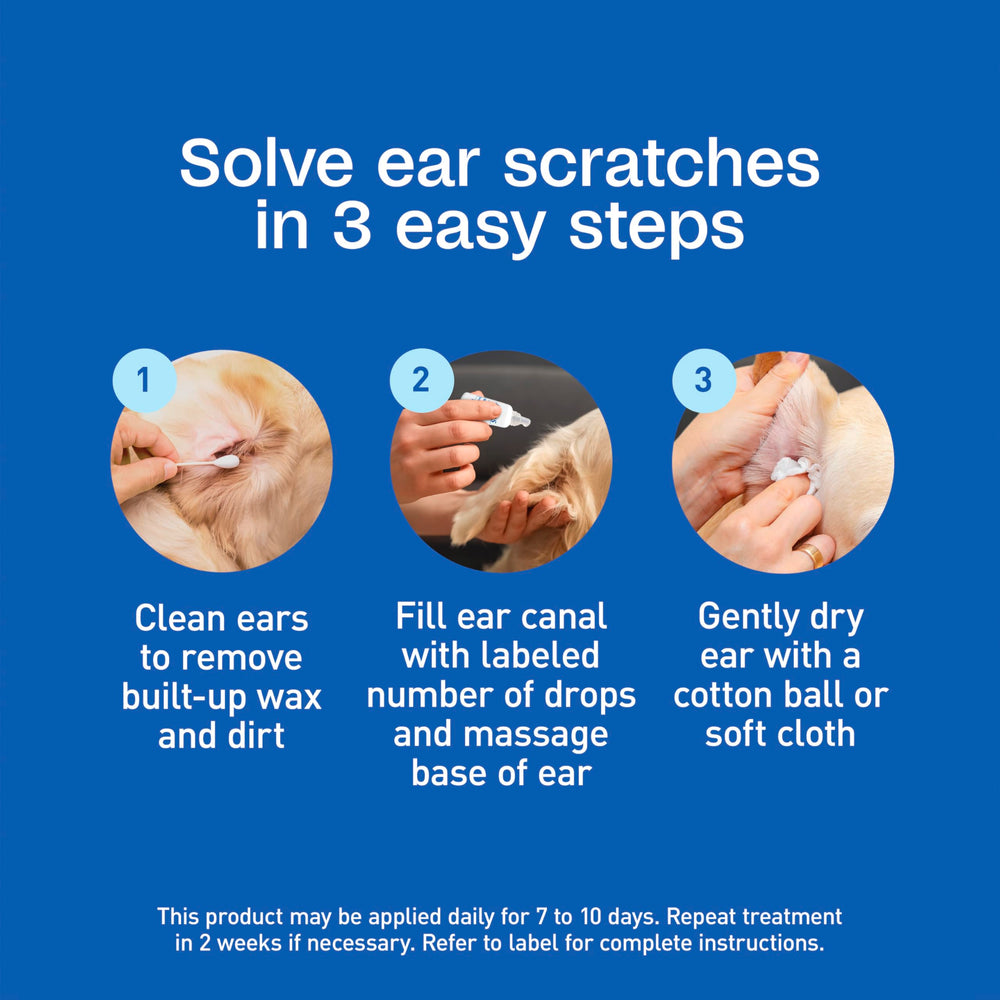 ADAMS Traitement Mite Oreille – solution rapide et simple à utiliser.