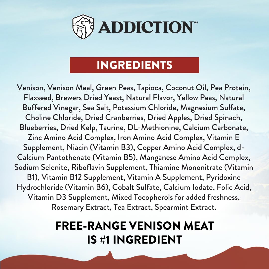 Addiction Viva La Venison – pelage sain et brillant chez le chien grâce à la nutrition