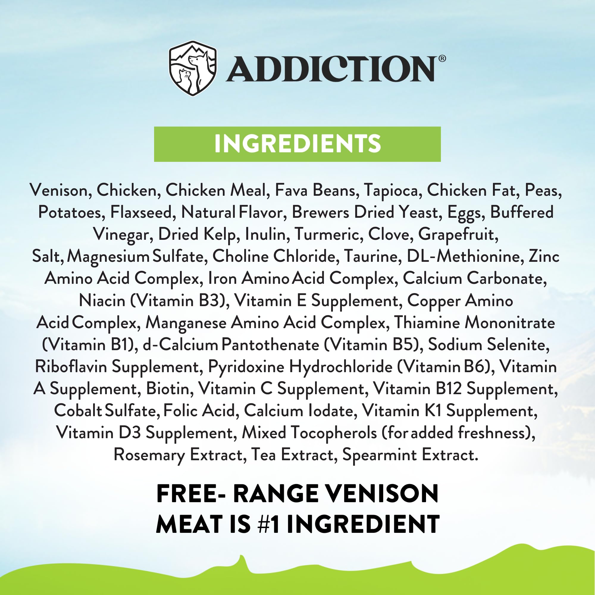 Addiction Viva Sans céréales, recette sans charges et fibrique naturel