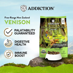 Addiction Viva Venison, ingrédients simples favorisent une digestion douce