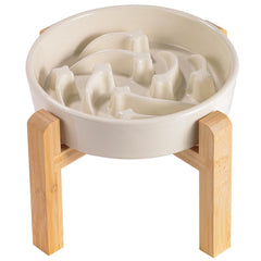 Bol Addogyy en céramique pour alimentation lente, idéal pour chiens.