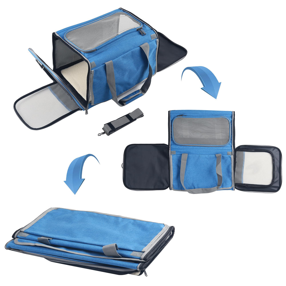 Ventilation multi-face Adkyop bleu, maintien du confort pendant le trajet