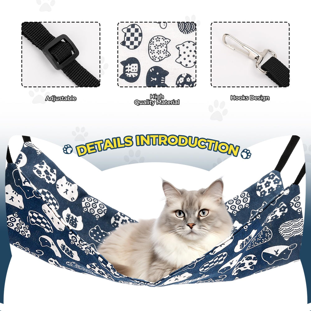 Le hamac Admaison est double-face, avec peluche et lin selon la saison.