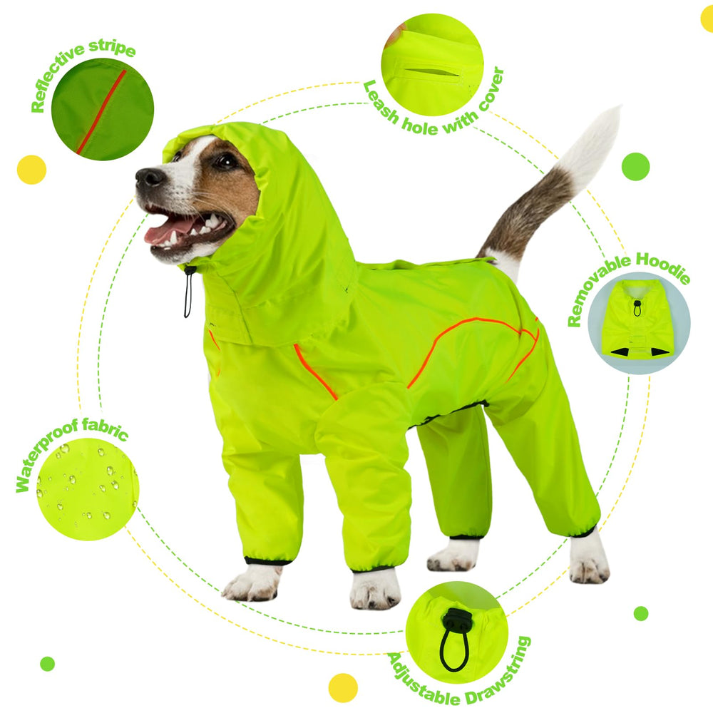 ADNIKIA chien avec capuche amovible, protection contre le vent sans gêner la vue.