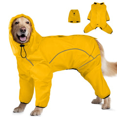 Manteau ADNIKIA avec capuche amovible pour chien, protection contre la pluie.