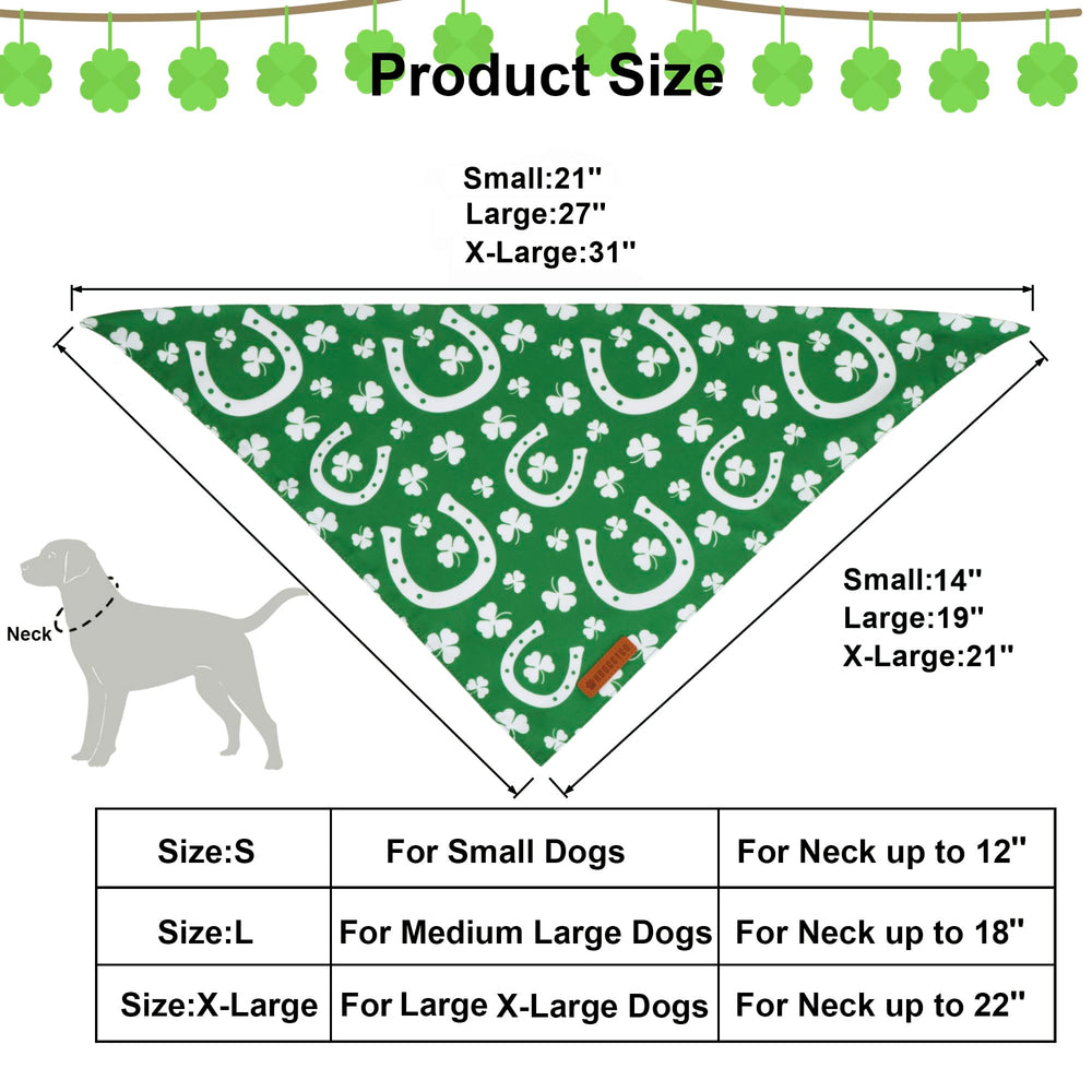 Bandana ADOGGYGO pour chien polyester doux et ajustable.