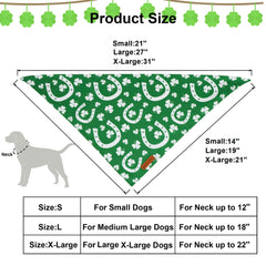 Bandana ADOGGYGO pour chien polyester doux et ajustable.