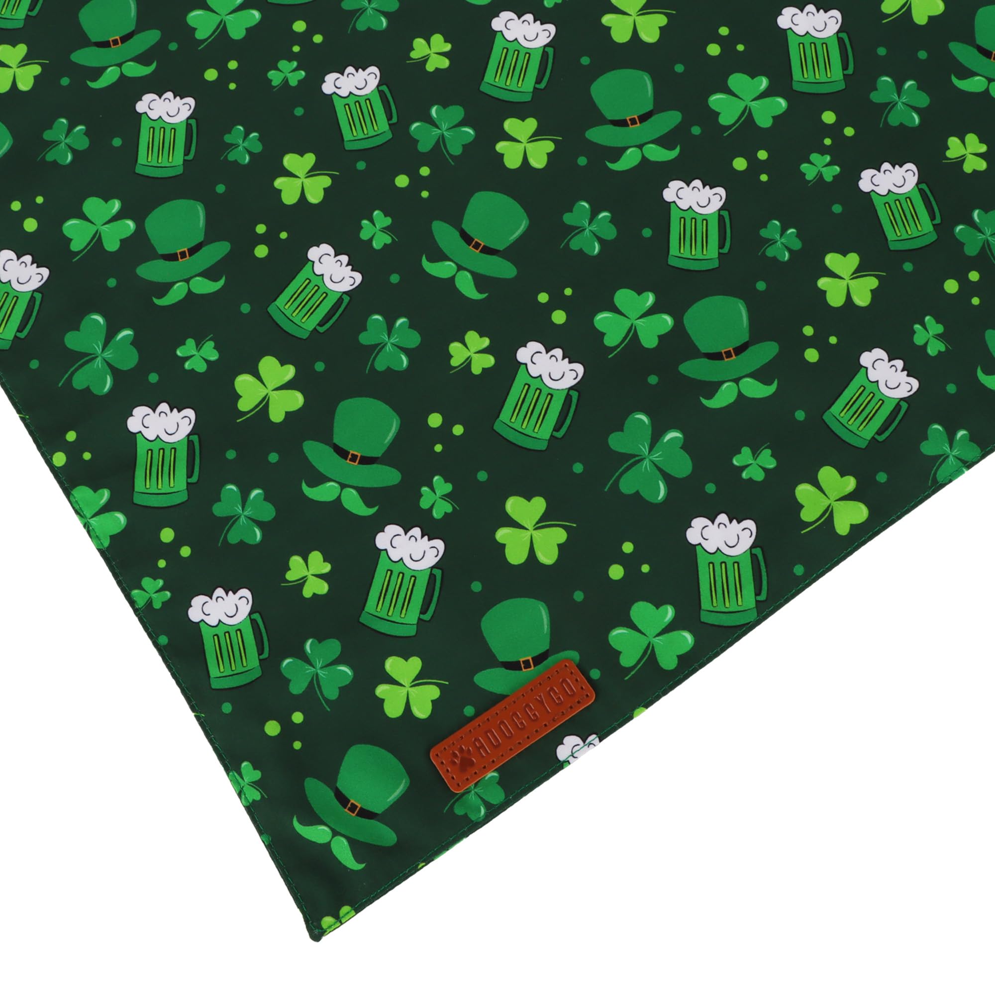 Bandana ADOGGYGO verte taille xl, adapté aux grands chiens.