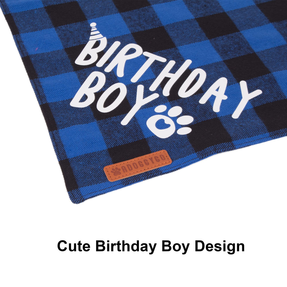 ADOGGYGO ensemble accessoires anniversaire chien, prêt pour la fête.