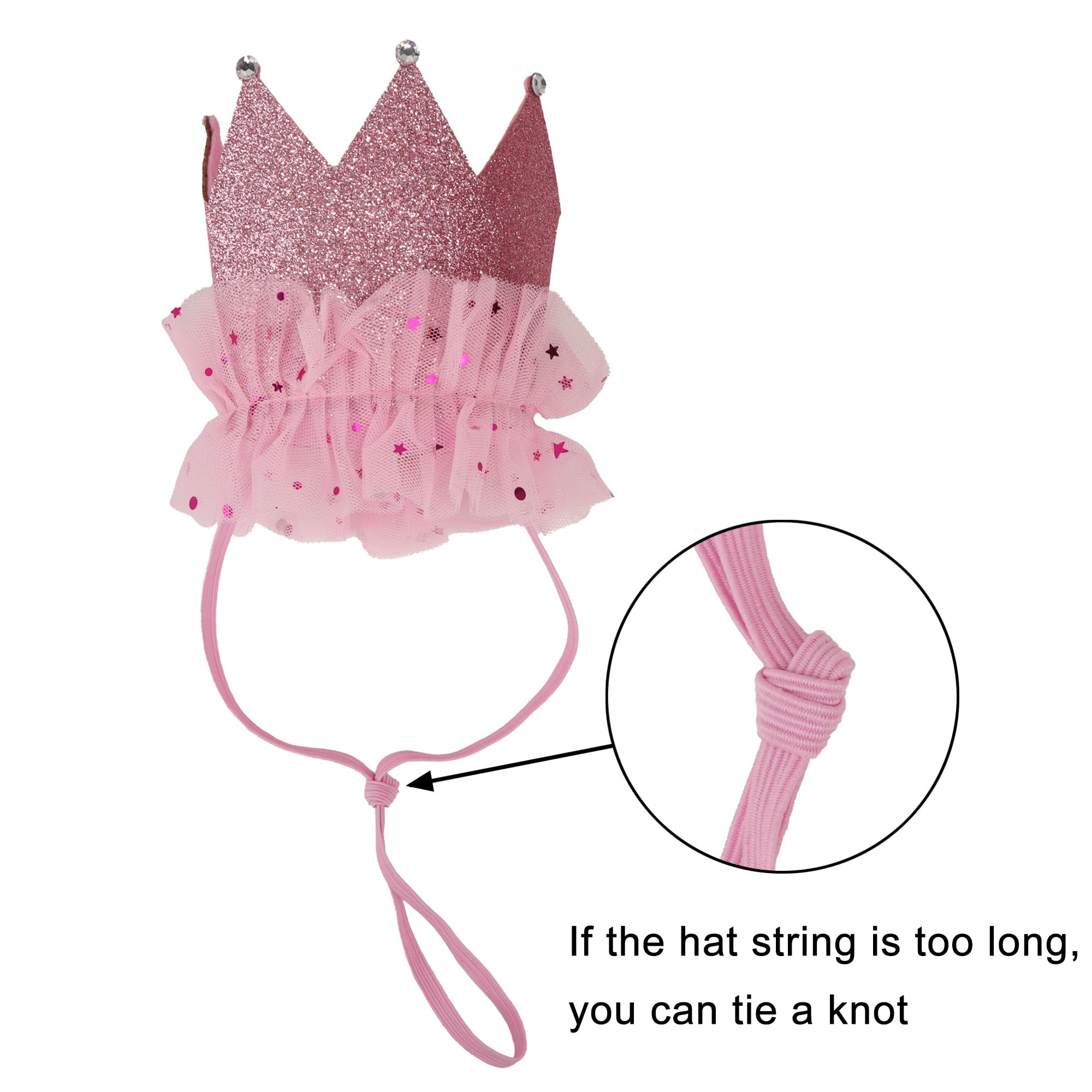 Ensemble accessoires chien ADOGGYGO rose, kit fête prêt à l'emploi.