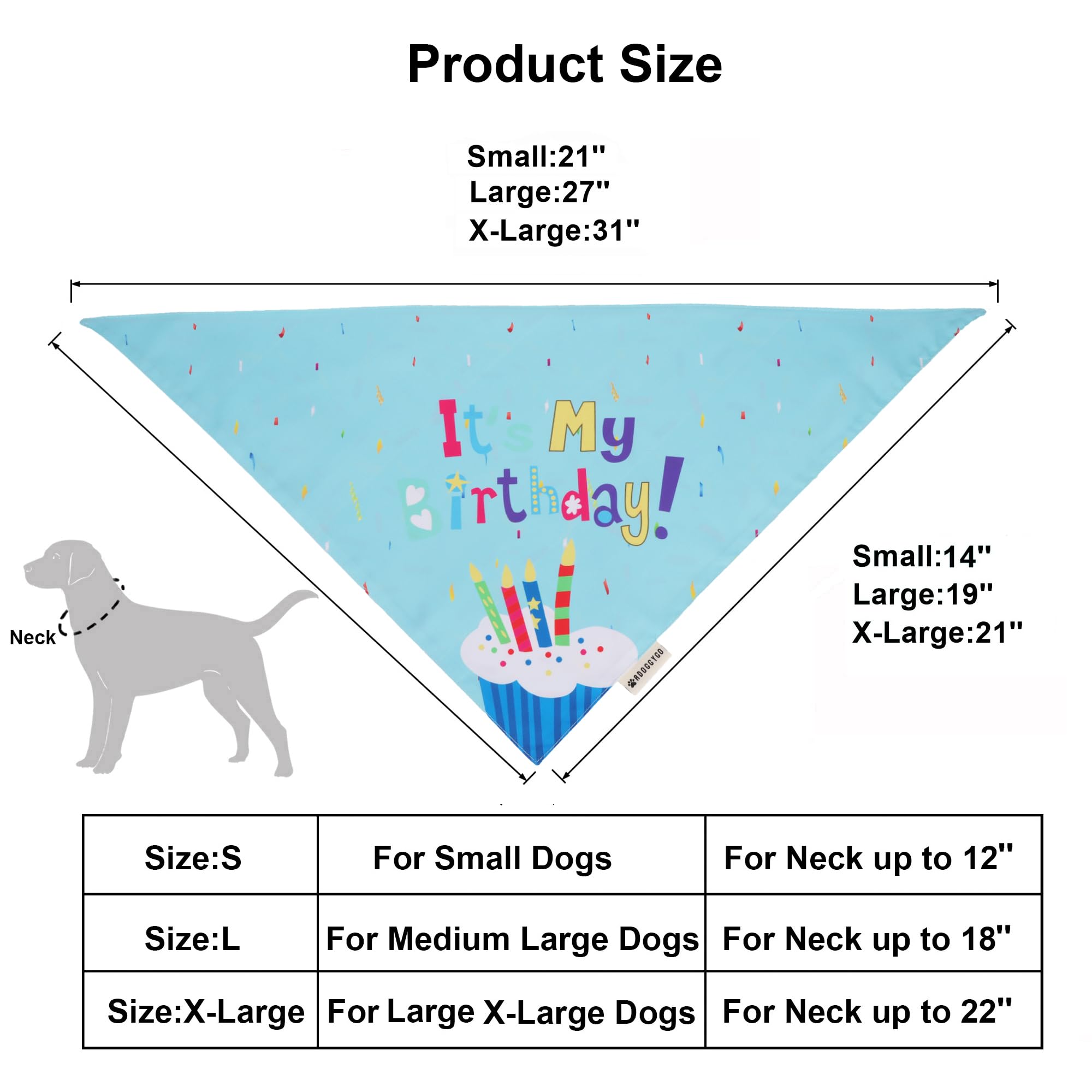 Ensemble accessoires fête ADOGGYGO prêt pour photos et fêtes.