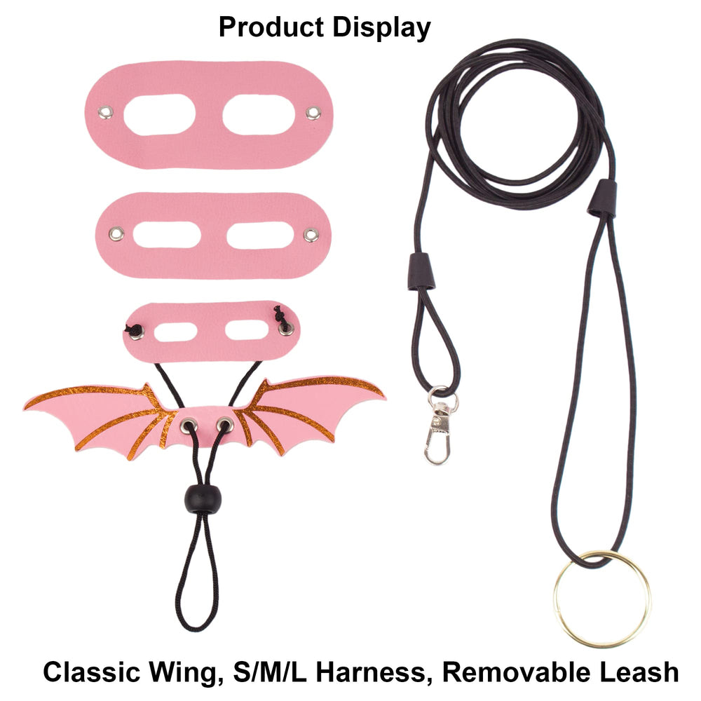 Matériaux doux cuir et nylon durable du harnais ADOGGYGO pour dragon barbu.
