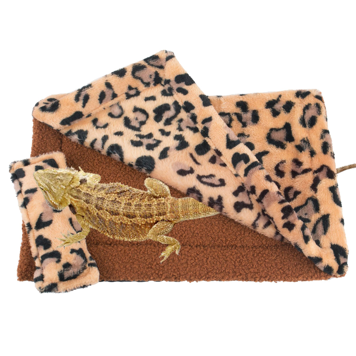 ADOGGYGO lit pour dragon barbu avec oreiller et couverture, sommeil confortable et sûr