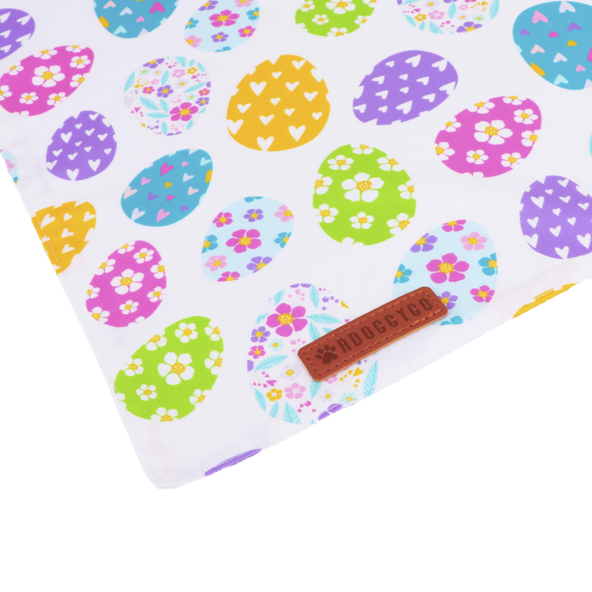 Pack ADOGGYGO de deux bandanas paques, pratique et cadeau.