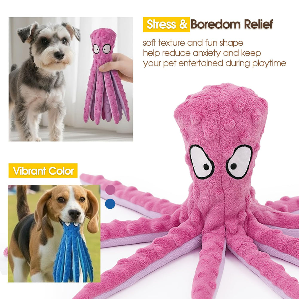 Adopet poulpe deux couleurs bleu et rose pour varier les sessions.