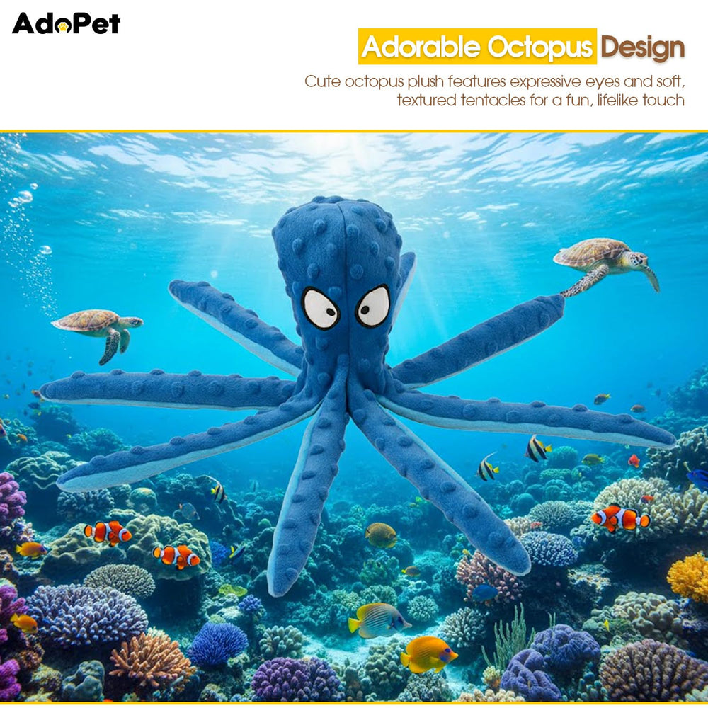 Adopet poulpe tentacules, bruit froissé stimulant le jeu.