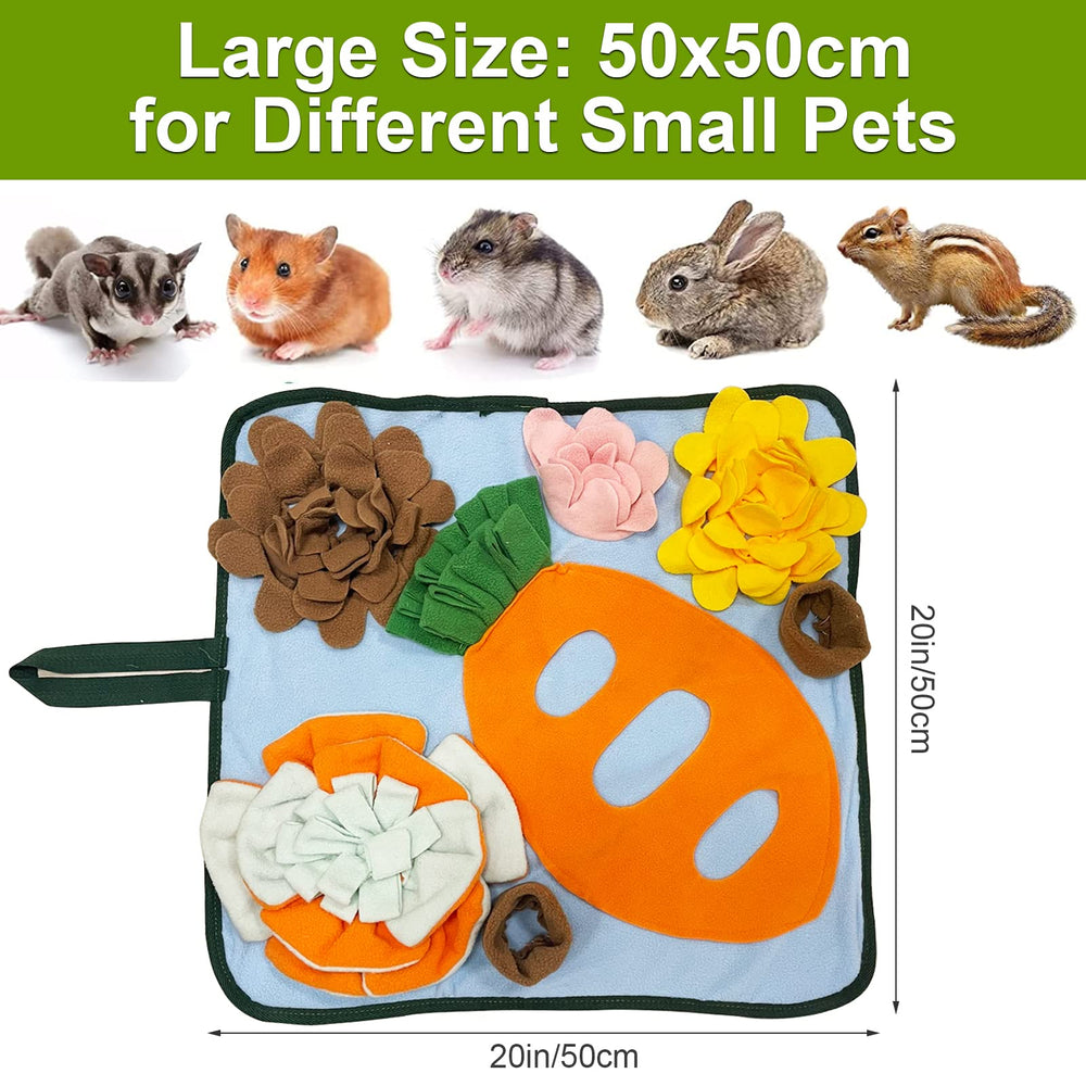 Adpartner tapis-de-fouille-lapin-base-antiglisse: stabilité assurée pendant l’utilisation.