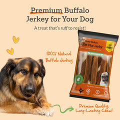Goulet de buffle plat Advance Pet Products, texture mâchable pour chiens