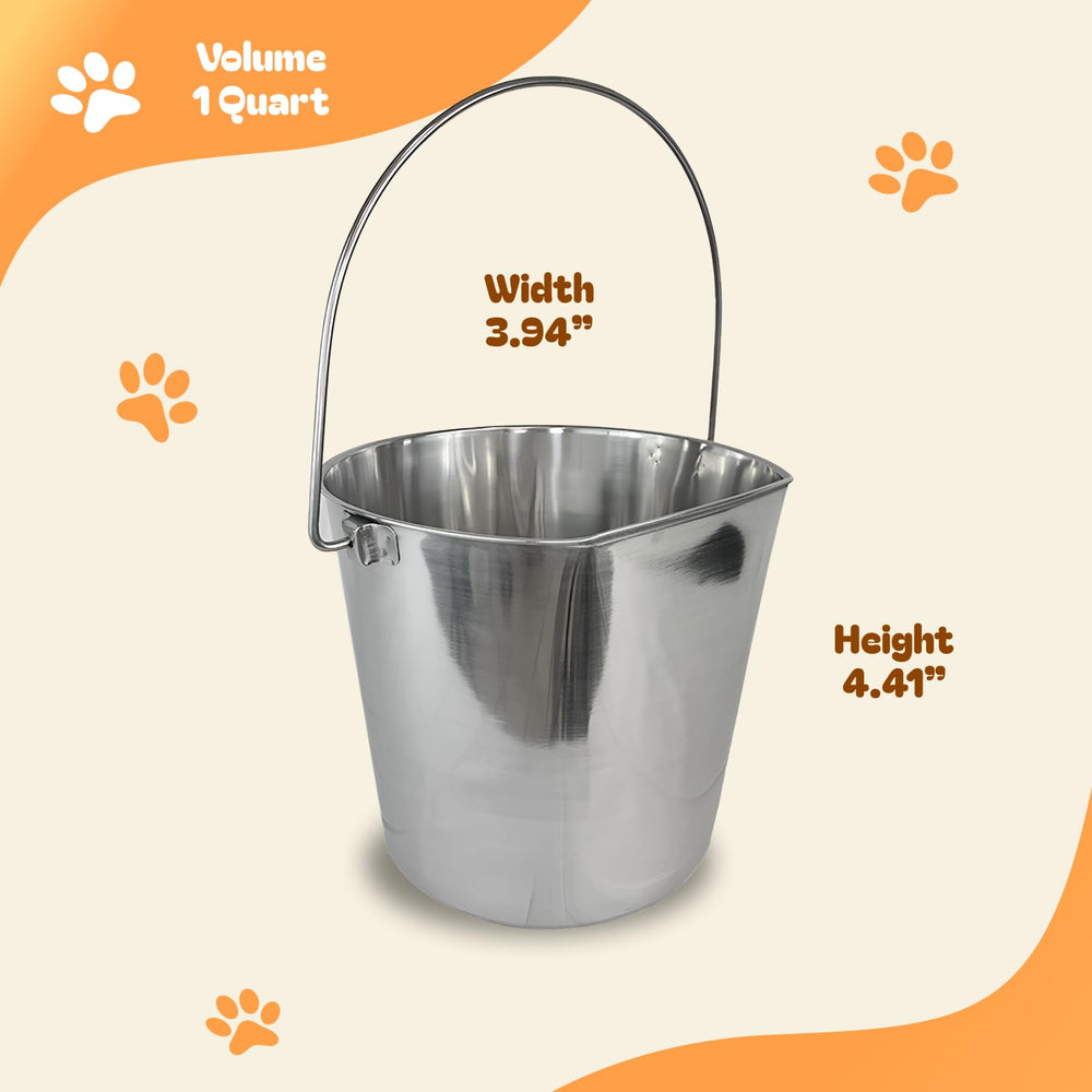 Seau léger et portable Advance Pet Products pour voyages et sorties.