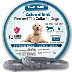Collier Advanllent anti-puces et tiques pour chien, prévention rapide.