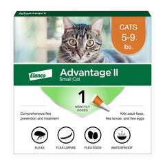 Advantage II Petit Chat – application sur le cou pour démarrage rapide
