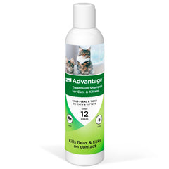Avantage Shampoing pour chats – bouteille prête pour le bain et l’hygiène.