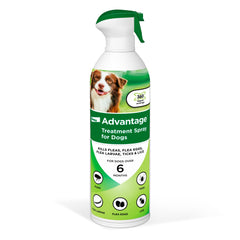 Advantage Spray puces et tiques pour chien – bouteille 8 oz, traitement pratique