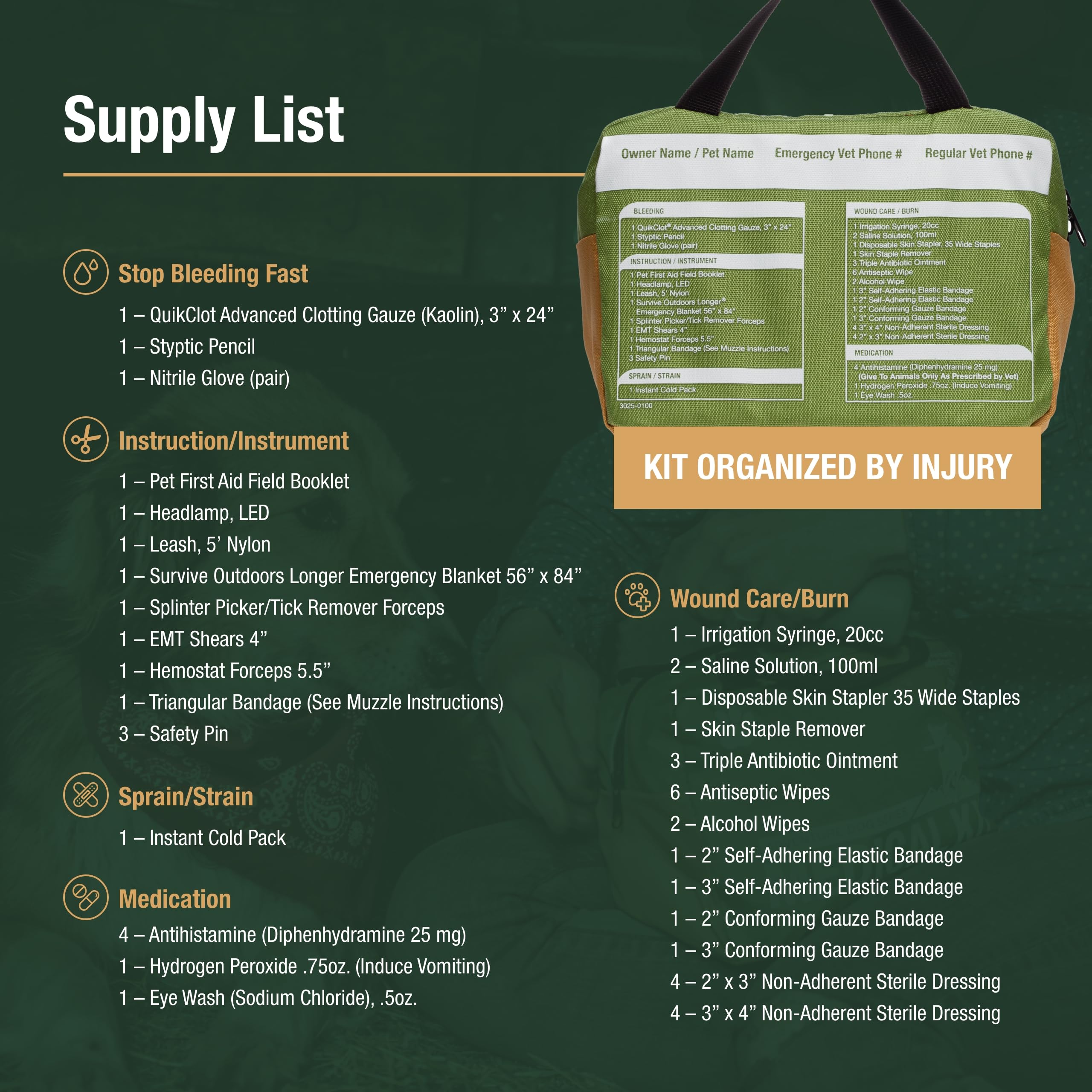 Adventure Medical Kits Workin' Dog Kit – couverture d’urgence pour chaleur et confort extérieur