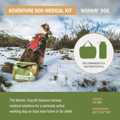 Adventure Medical Kits Workin' Dog Kit – pansements auto-adhésifs pour panser rapidement