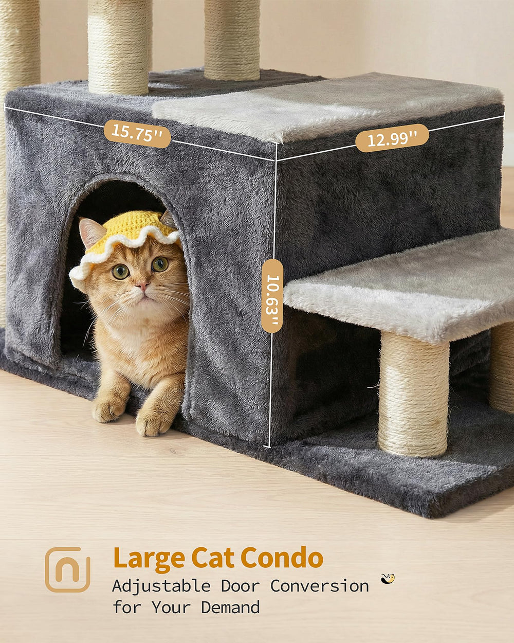 Aechonow Porte Cave Reglable : ouverture gauche ou droite.