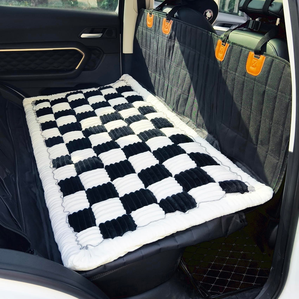 Tapis dodo AEEISHOMEREFORM pour chien sur siège arrière, protège les sièges et apporte du confort.