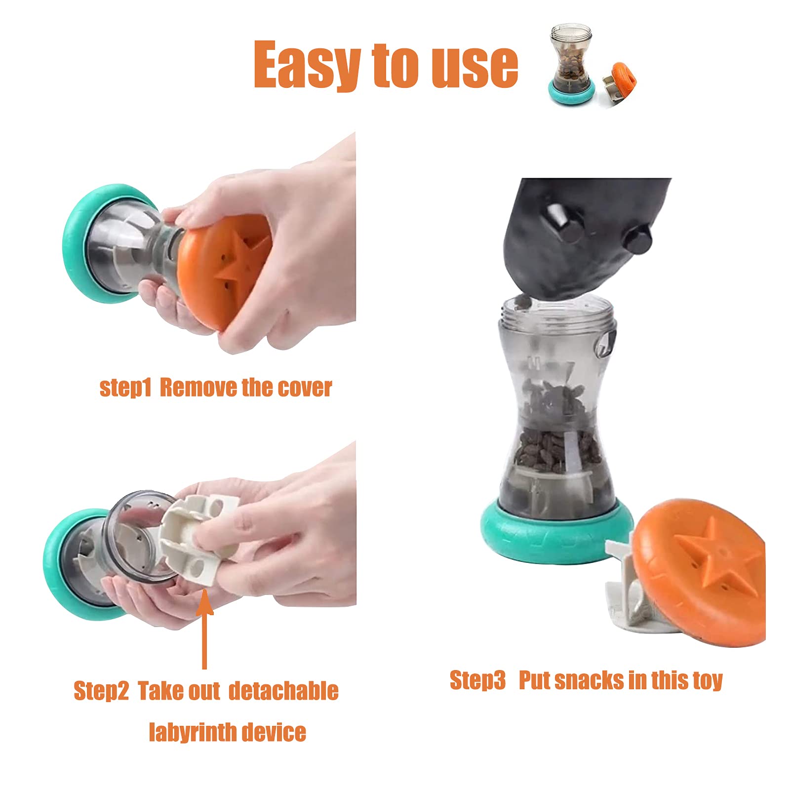 Jouet puzzle distributeur Aelflane: récompense alimentaire progressive pour chien curieux et actif.