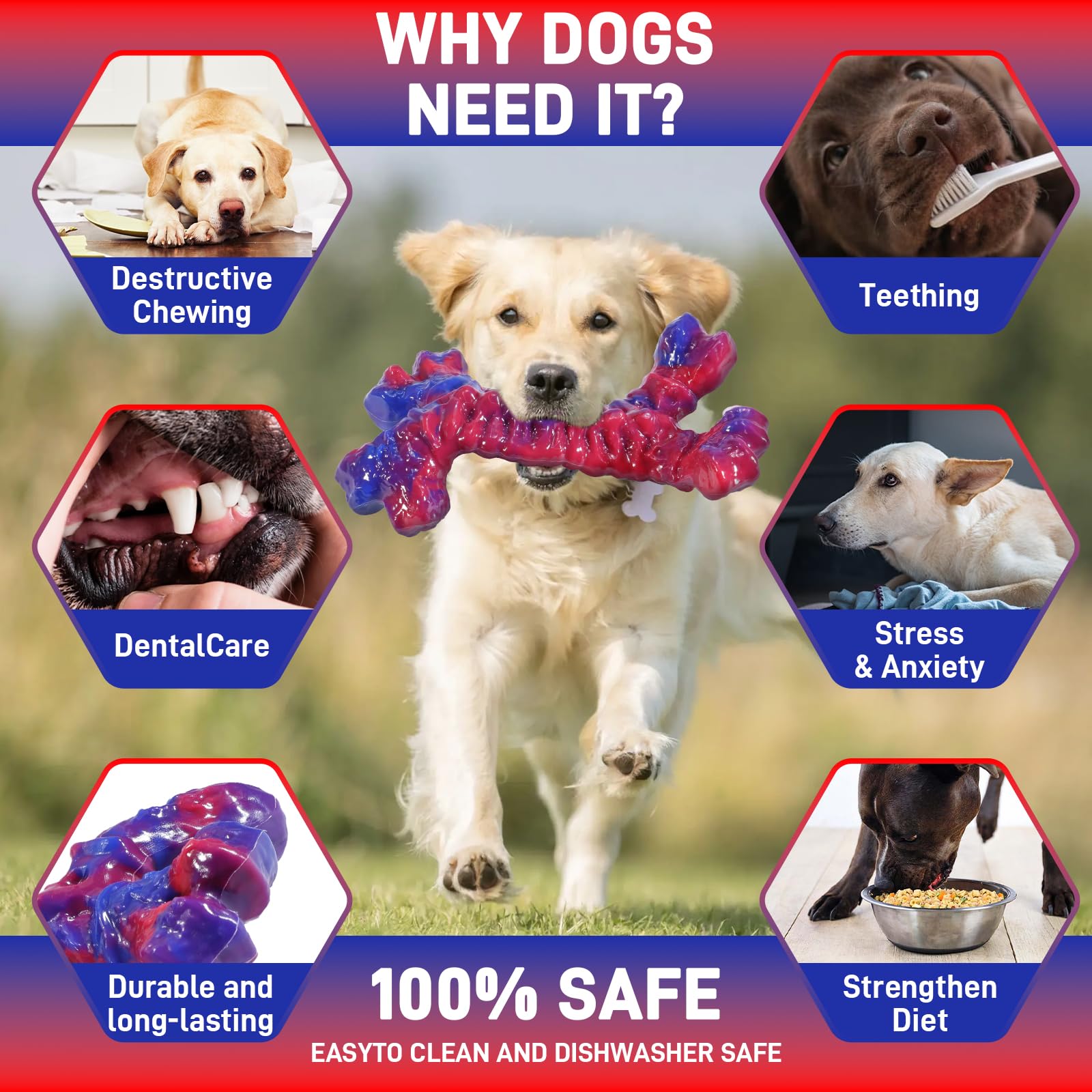 Pack deux jouets Aelflane – valeur optimale pour divertir deux chiens.