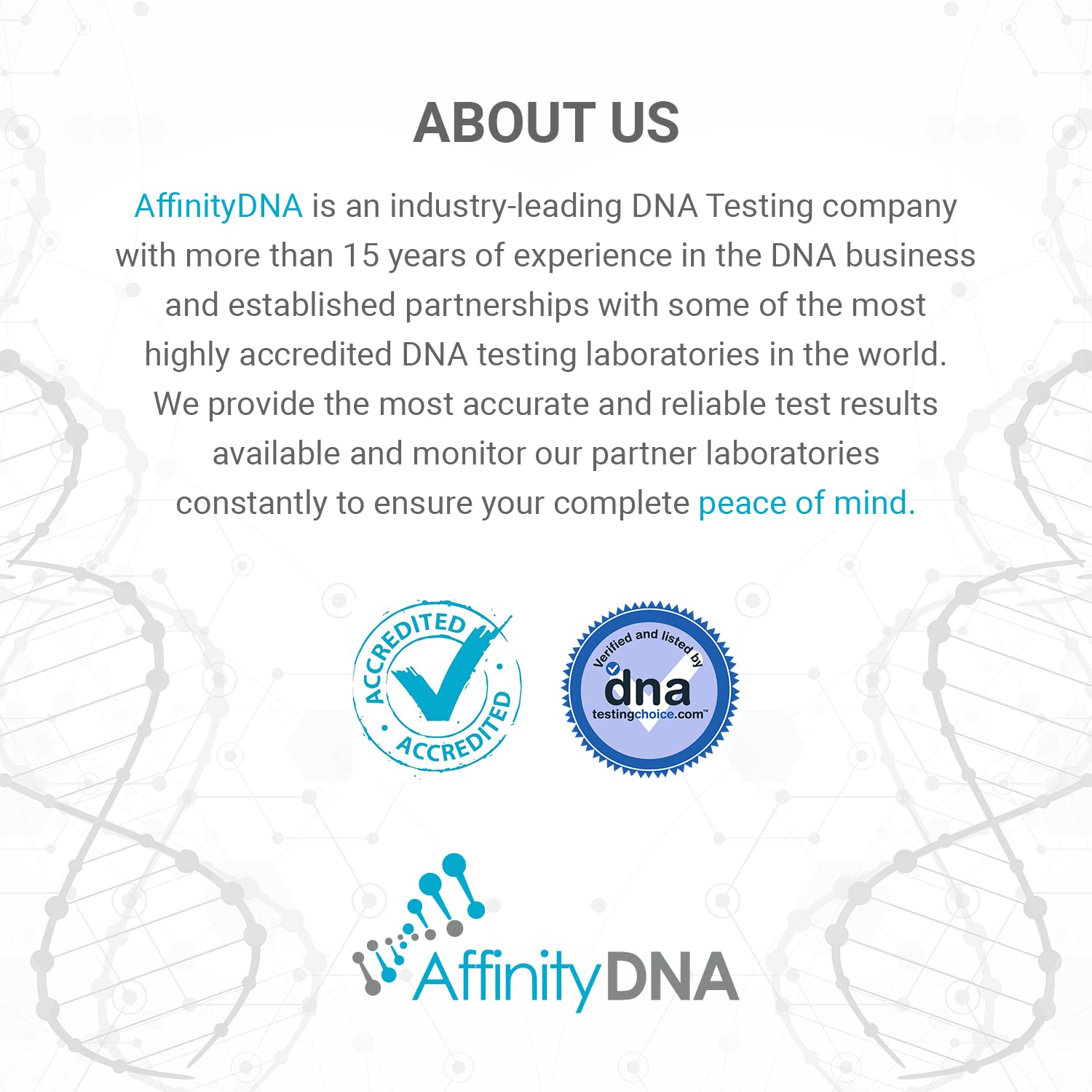 Enveloppe de retour AffinityDNA MDR1, envoi rapide et sécurisé.