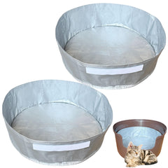 AFJWUZ doublure litière cachée, réutilisable et pratique pour boîte à litière.