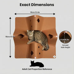 AFLIFLI Tunnel chat tunnel connecte feutre, stimulation mentale et activité physique