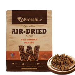 A Freschi srl kibble close-up goût dinde pour chiots actifs