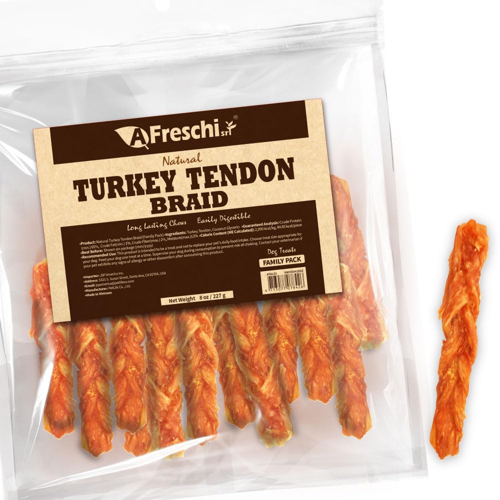 Tendons de dinde A Freschi srl issus des États‑Unis pour une nutrition naturelle.