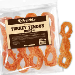 A Freschi Tendons dinde pour chien – emballage 10onces corde, récompense naturelle et durable