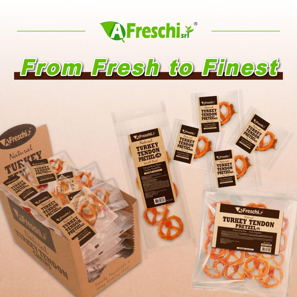 Sans rawhide: friandises A Freschi srl pour chiens.