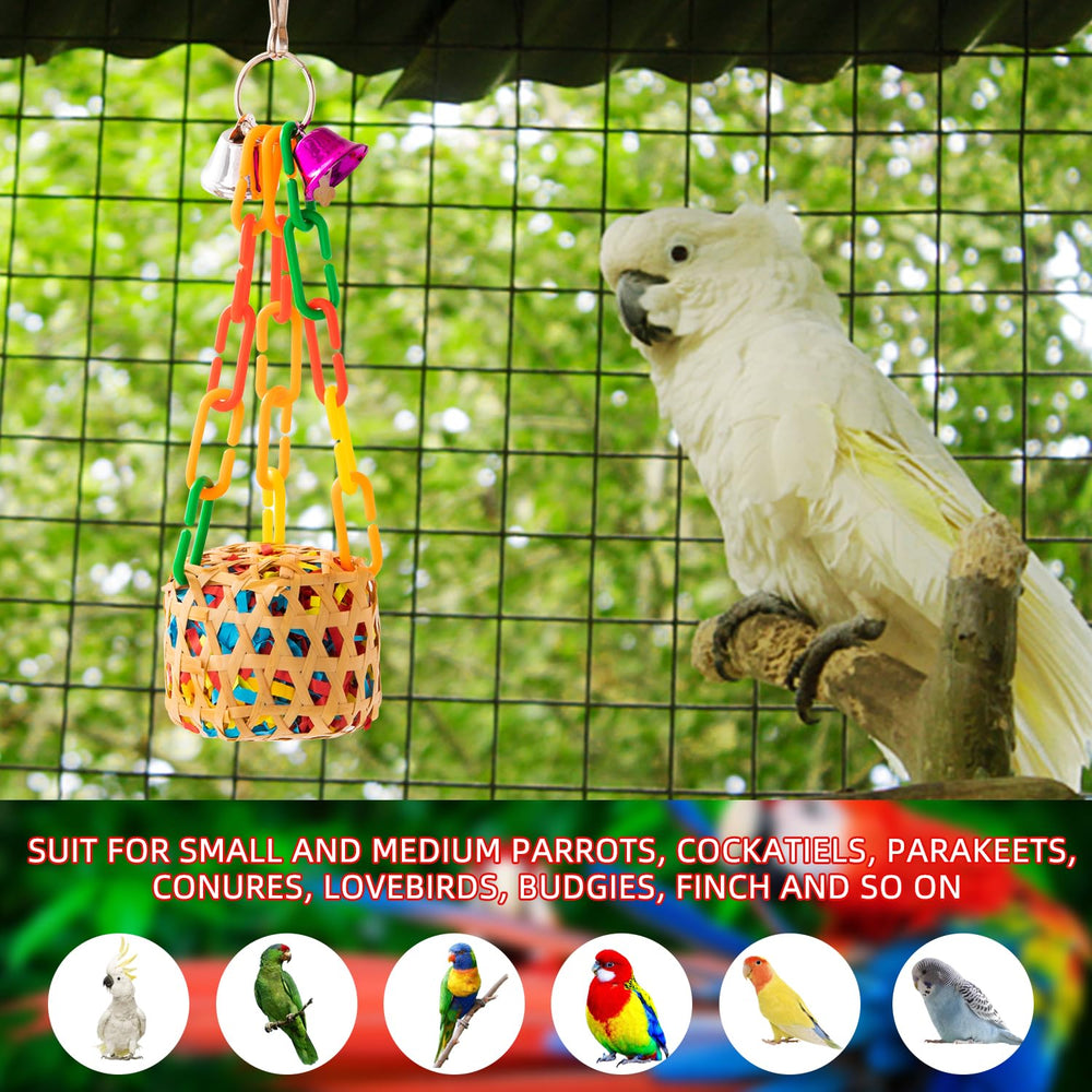 Boules en rotin AFUOWER avec confettis, stimulation tactile et exploration.