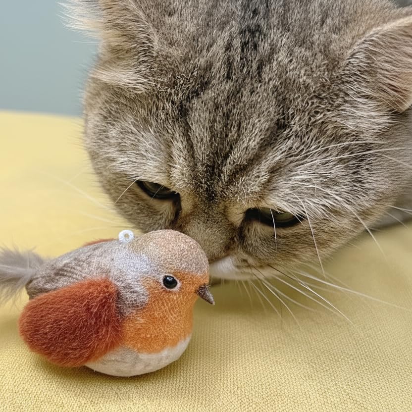 AGGER jouet chat ligne-peche anti-enchevetrement, moins de noeuds