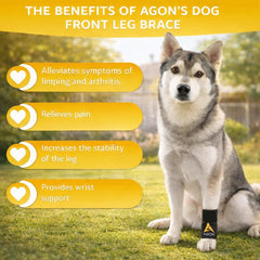 AGON Attelle patte avant – matière respirante pour confort lors de l’activité.