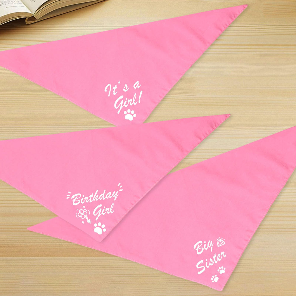 Bandana Agroon pour chat rose, vue avant, parfait pour les photos.