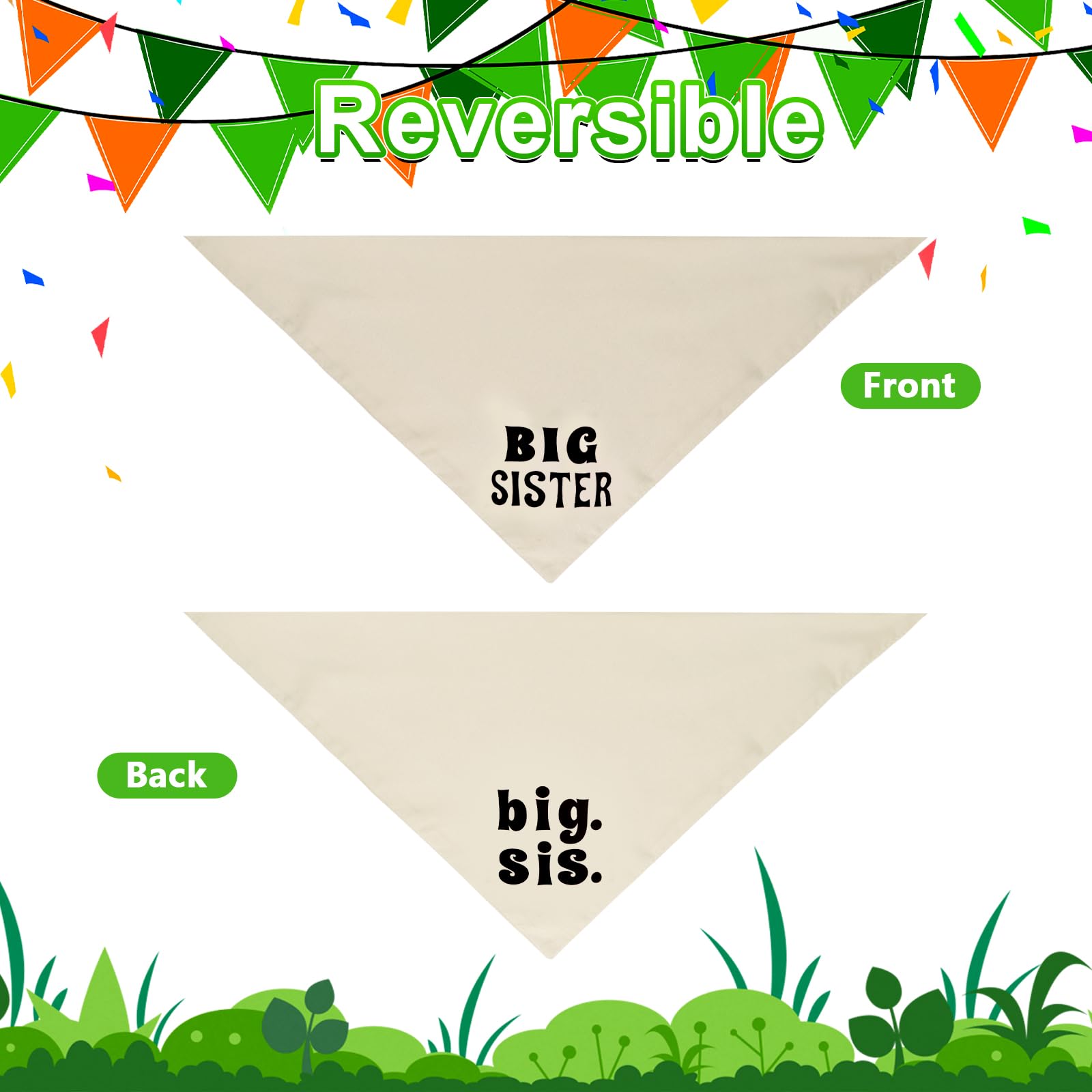 Bandana Agroon beige cadeau idéal pour fêtes et séances photos.