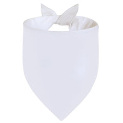 Bandana Agroon pour chien blanc XL, accessoire coton durable pour séance photo.