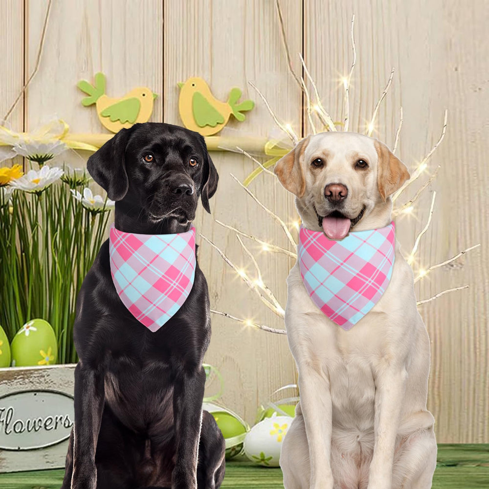 Bandana Agroon rose pour chien, lavage facile, entretien rapide.