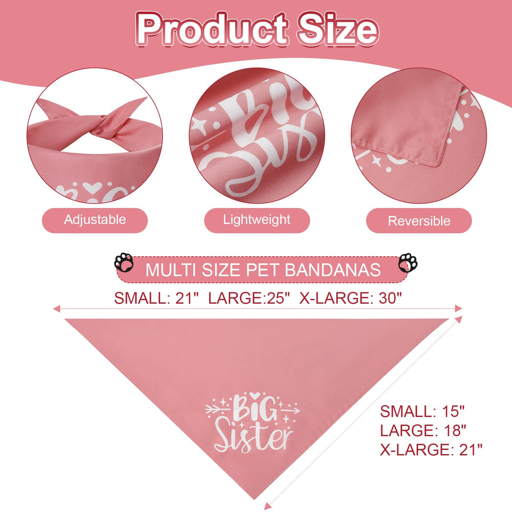 Bandana Agroon rose taille Petite, convient au cou jusqu’à 36 cm.