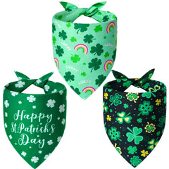 Bandana Agroon Saint-Patrick en design festif, prêt pour les photos avec votre chien.
