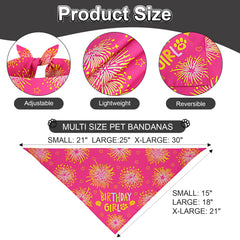 Agroon bandana texte anglophone anniversaire chien, ajouter une touche festive.